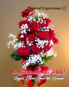 Magical Christmas in July Hand-tied Bouquet 